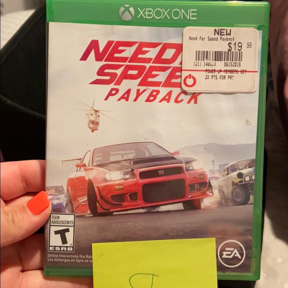 Need for speed pay back XBox one